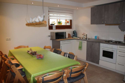 Küche und Essbereich